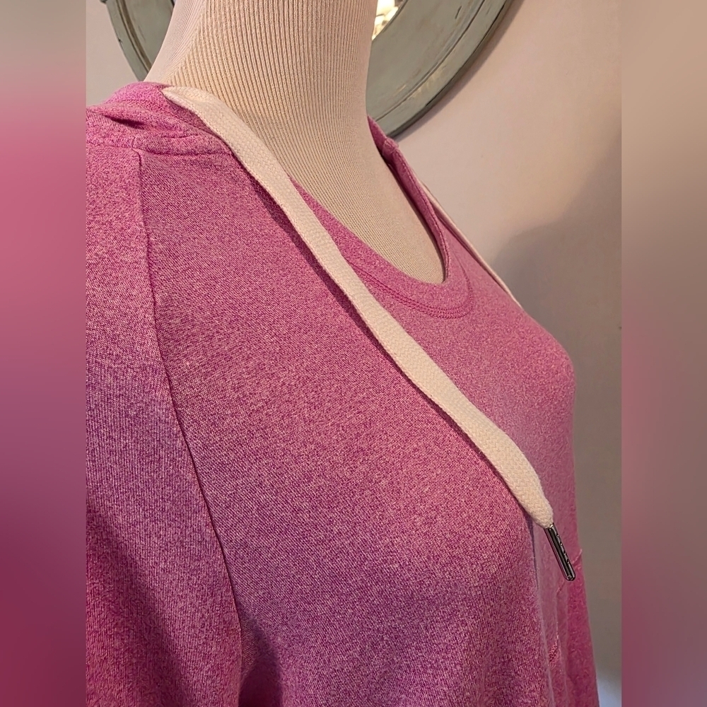 Koolaburra By Ugg Size XS French Terry Lightweight Pullover Hoodie Pink Soft - Picture 5 of 12